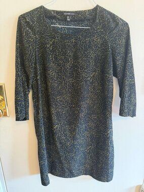 Mango Basics Animal Print Mini Dress